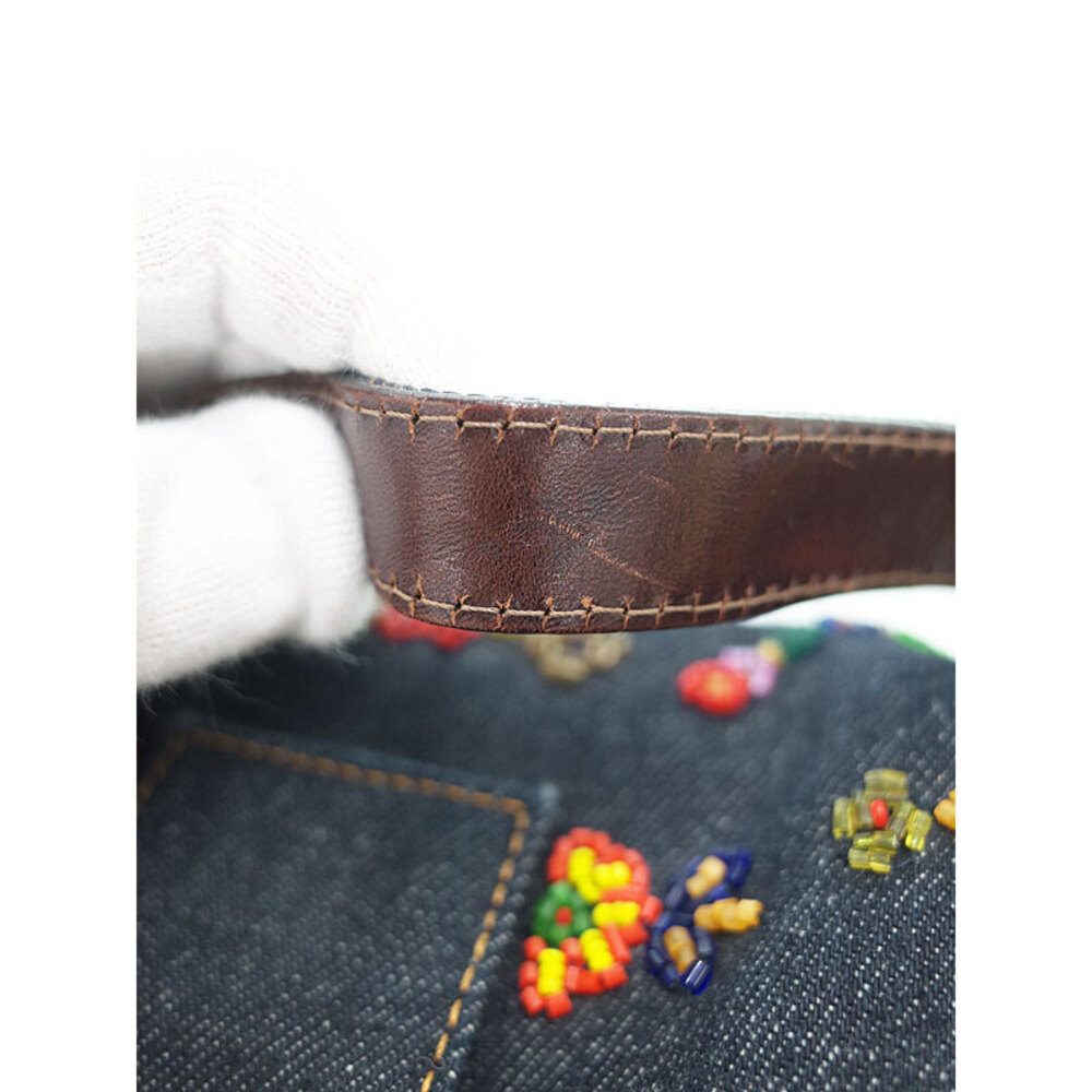 Fendi Bag Shoulder Beaded Mamma Semi Bucket - Picture 6 of 9